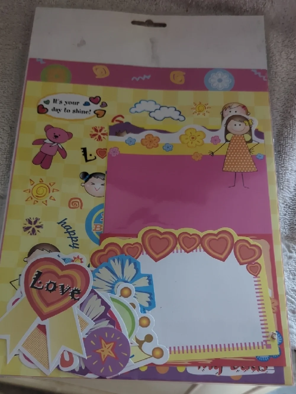 Memory Maker & Scrapbook Set Party Paper Pack - Pink, Multicolor